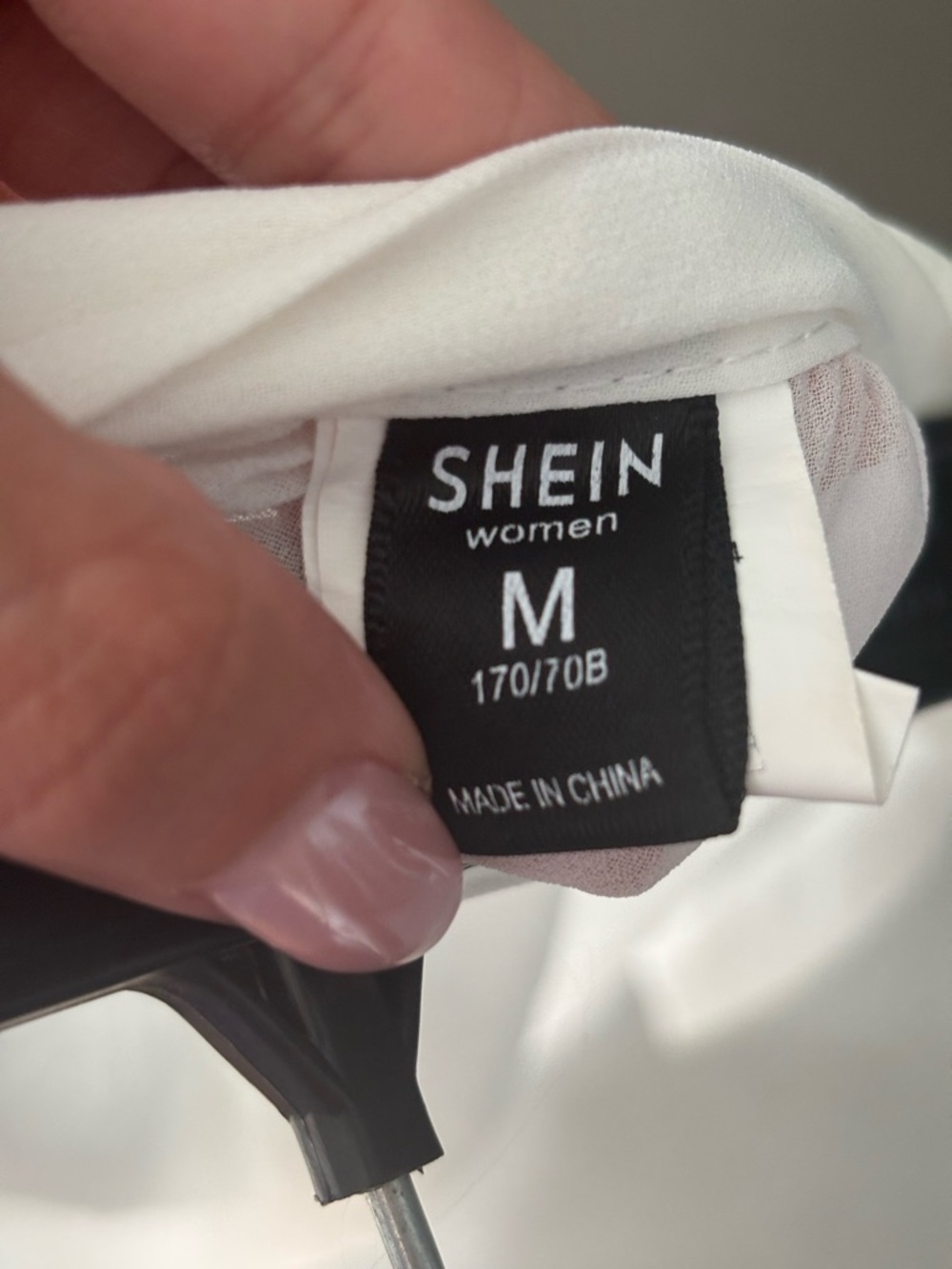 SHEIN Solid White Chiffon Maxi Skirt - Size Medium - Minimalist Style - Picture 2 of 2